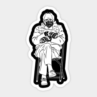 Bored Bernie Sticker